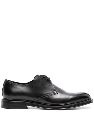 Dolce & Gabbana Pre-Owned almond-toe leather derby shoes - Black