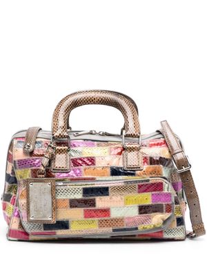 Dolce & Gabbana Pre-Owned Miss Easy Way patchwork tote bag - Brown