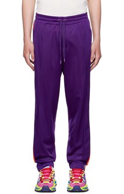 Dolce & Gabbana Purple Polyester Lounge Pants