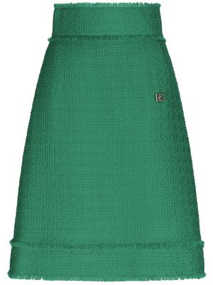 Dolce & Gabbana Raschel tweed midi skirt - V0402