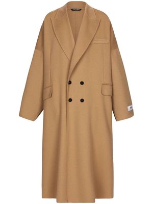 Dolce & Gabbana Re-Edition S/S 1991 double-breasted cashmere coat - Neutrals