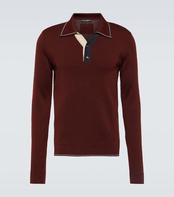 Dolce & Gabbana Re-Edition wool polo sweater