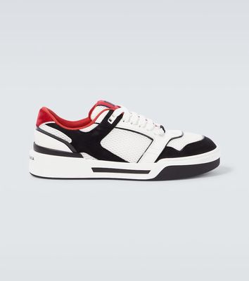 Dolce & Gabbana Roma leather-trimmed sneakers
