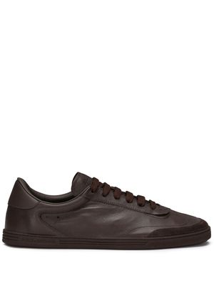 Dolce & Gabbana Saint Tropez leather sneakers - Brown