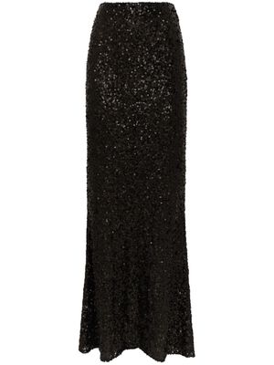 Dolce & Gabbana sequinned mermaid maxi skirt - Black