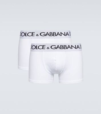 Dolce & Gabbana Set of 2 cotton-blend boxer briefs
