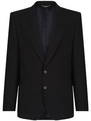 Dolce & Gabbana Sicilia-fit double-breasted suit - Black