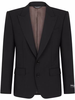 Dolce & Gabbana Sicilia-fit single-breasted suit - Black