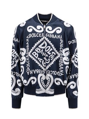 Dolce & Gabbana Silk Bomber Jacket