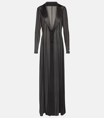 Dolce & Gabbana Silk chiffon coat