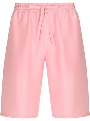 Dolce & Gabbana silk track shorts - Pink