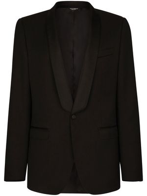 Dolce & Gabbana single-breasted dinner jacket - Black