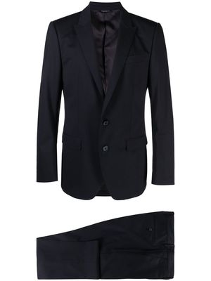 Dolce & Gabbana single-breasted tailored suit - Blue