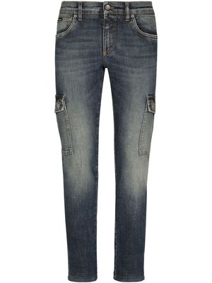Dolce & Gabbana skinny cargo jeans - Blue