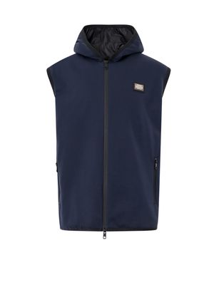 Dolce & Gabbana Sleeveless Jacket With Hood