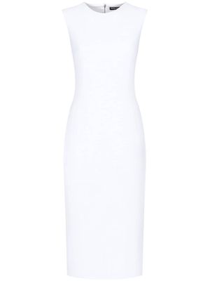 Dolce & Gabbana sleeveless midi dress - White