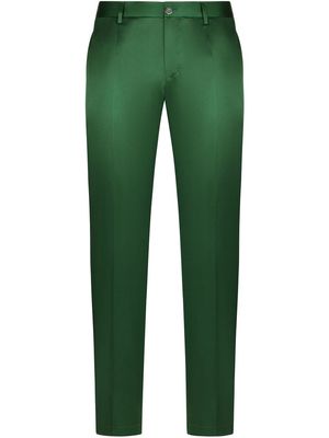 Dolce & Gabbana slim-fit tailored trousers - Green