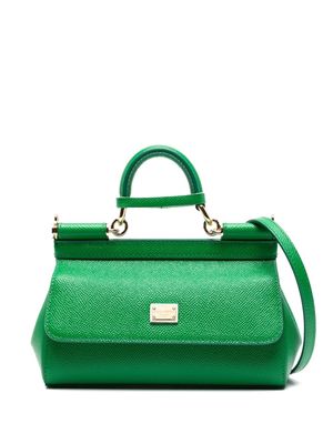 Dolce & Gabbana small Sicily leather crossbody bag - Green
