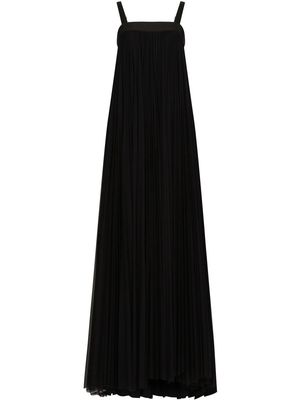Dolce & Gabbana split-detailed tulle dress - Black