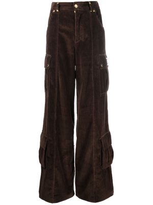 Dolce & Gabbana straight-leg corduroy trousers - Brown