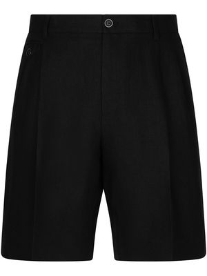Dolce & Gabbana straight-leg tailored shorts - Black