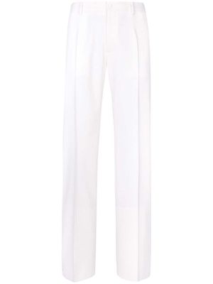 Dolce & Gabbana straight-leg tailored trousers - White