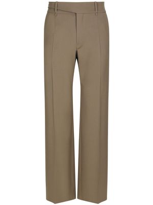 Dolce & Gabbana straight-leg virgin-wool trousers - Neutrals