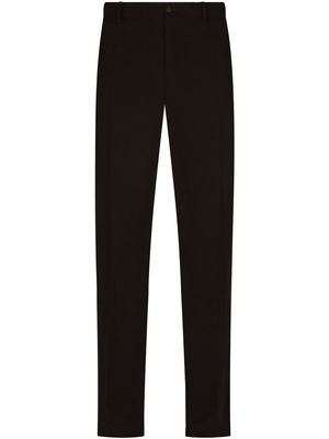 Dolce & Gabbana stretch straight-leg trousers - Black
