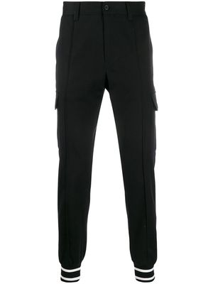Dolce & Gabbana striped ankle trousers - Black
