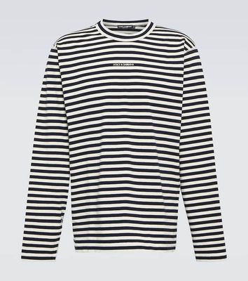 Dolce & Gabbana Striped cotton jersey T-shirt