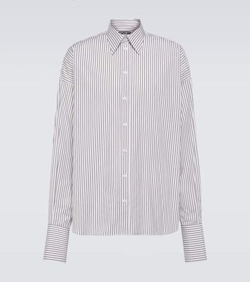 Dolce & Gabbana Striped cotton poplin shirt