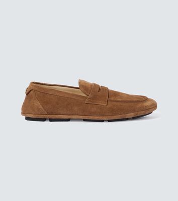 Dolce & Gabbana Suede penny loafers