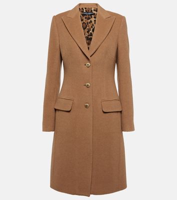 Dolce & Gabbana Tailored camel hair coat