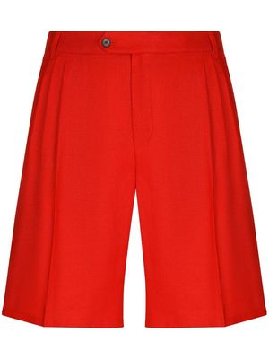 Dolce & Gabbana tailored linen shorts - Orange