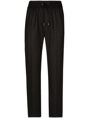 Dolce & Gabbana tailored wool track pants - Black