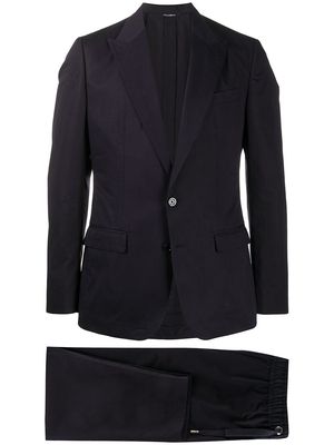 Dolce & Gabbana Taormina cotton-silk single-breasted suit - Blue