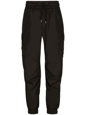 Dolce & Gabbana tapered cargo track pants - Black