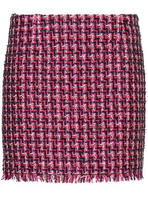 Dolce & Gabbana tweed fitted miniskirt - Pink
