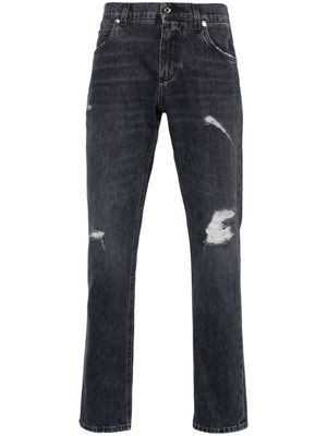 Dolce & Gabbana Variante Abbinata slim-fit jeans - Black