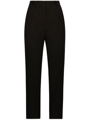 Dolce & Gabbana virgin wool-blend trousers - Black