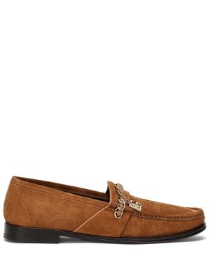 Dolce & Gabbana Visconti suede loafers - Brown