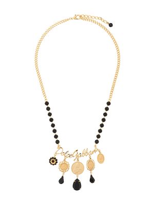 Dolce & Gabbana votive-motif medallion necklace - Gold