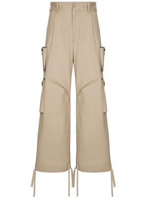 Dolce & Gabbana wide-leg cargo pants - Neutrals