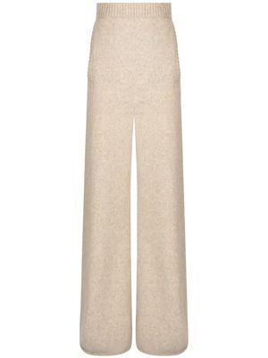 Dolce & Gabbana wide-leg high-waisted trousers - Neutrals