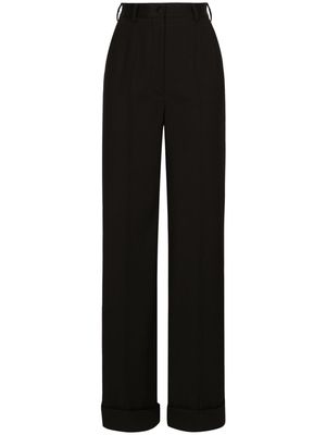 Dolce & Gabbana wide-leg trousers - Black