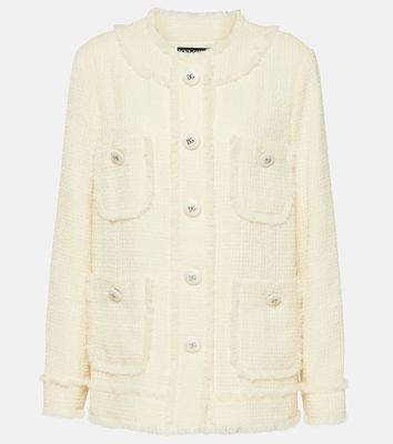 Dolce & Gabbana Wool-blend tweed jacket