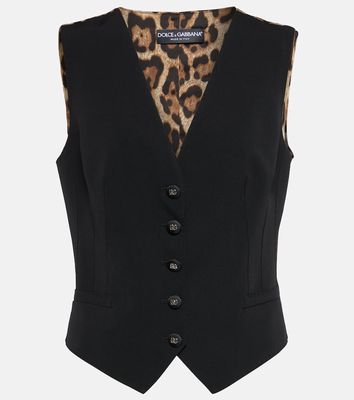 Dolce & Gabbana Wool-blend vest