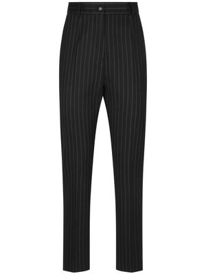 Dolce & Gabbana wool tapered trousers - Black