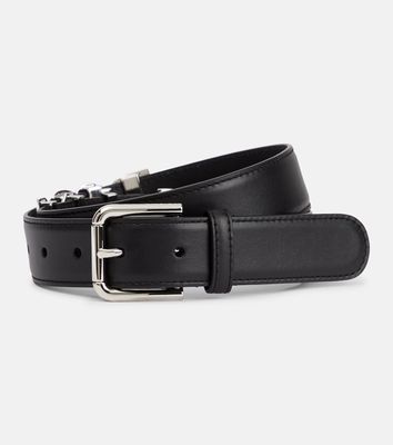 Dolce & Gabbana x Kim logo leather belt