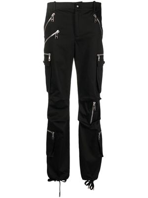 Dolce & Gabbana zip-detail straight-leg trousers - Black